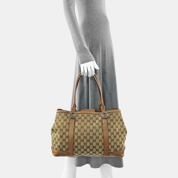 Miss GG Monogram Canvas Brown