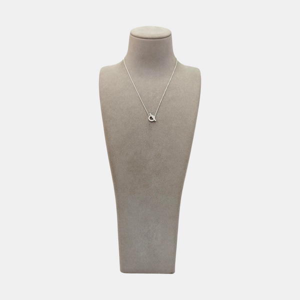 Finesse 18k White Gold Silver Necklace