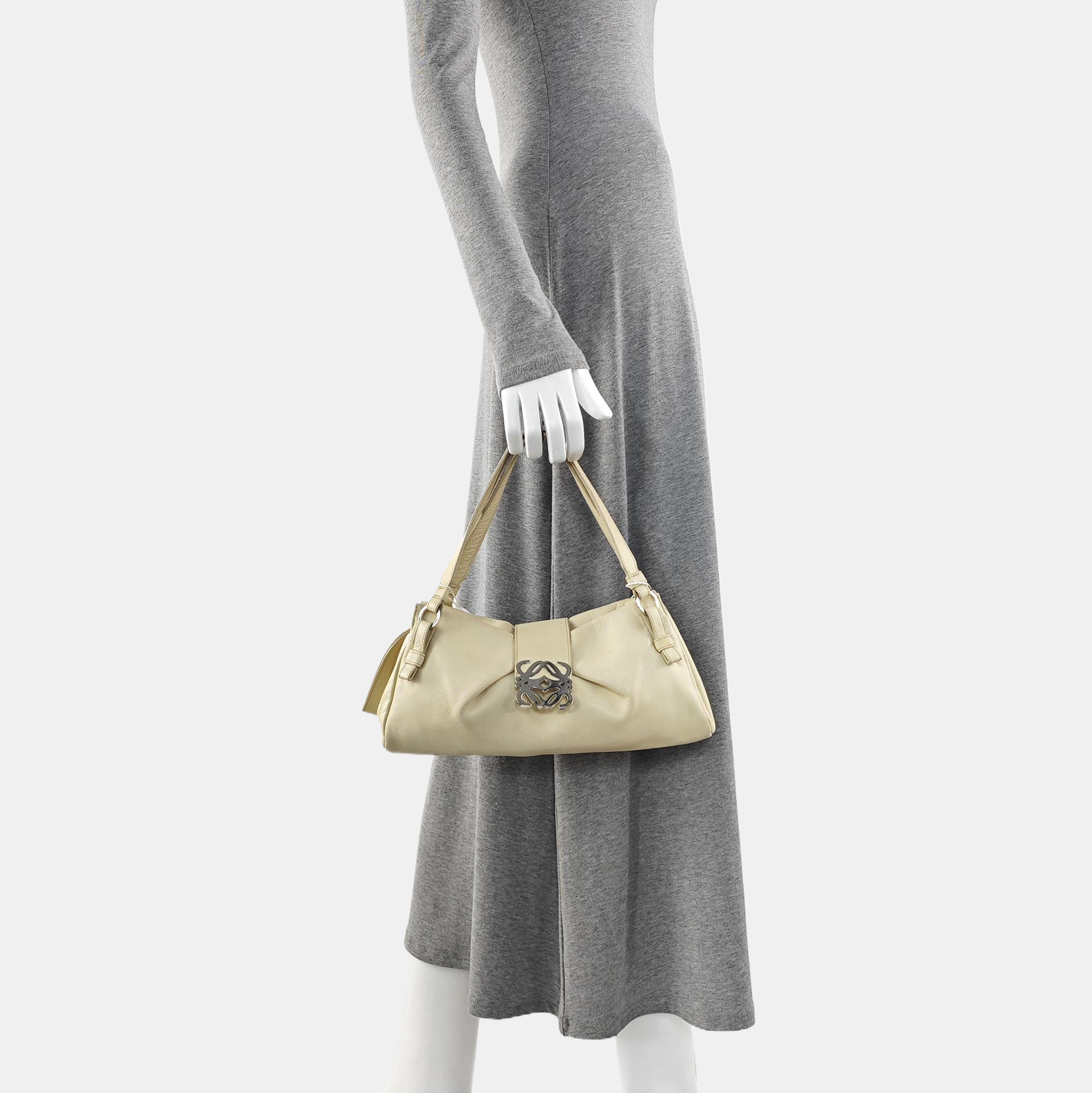 Lambskin Top Handle Bag Yellow