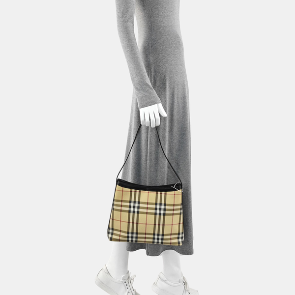 Coated Canvas Tote Bag Beige