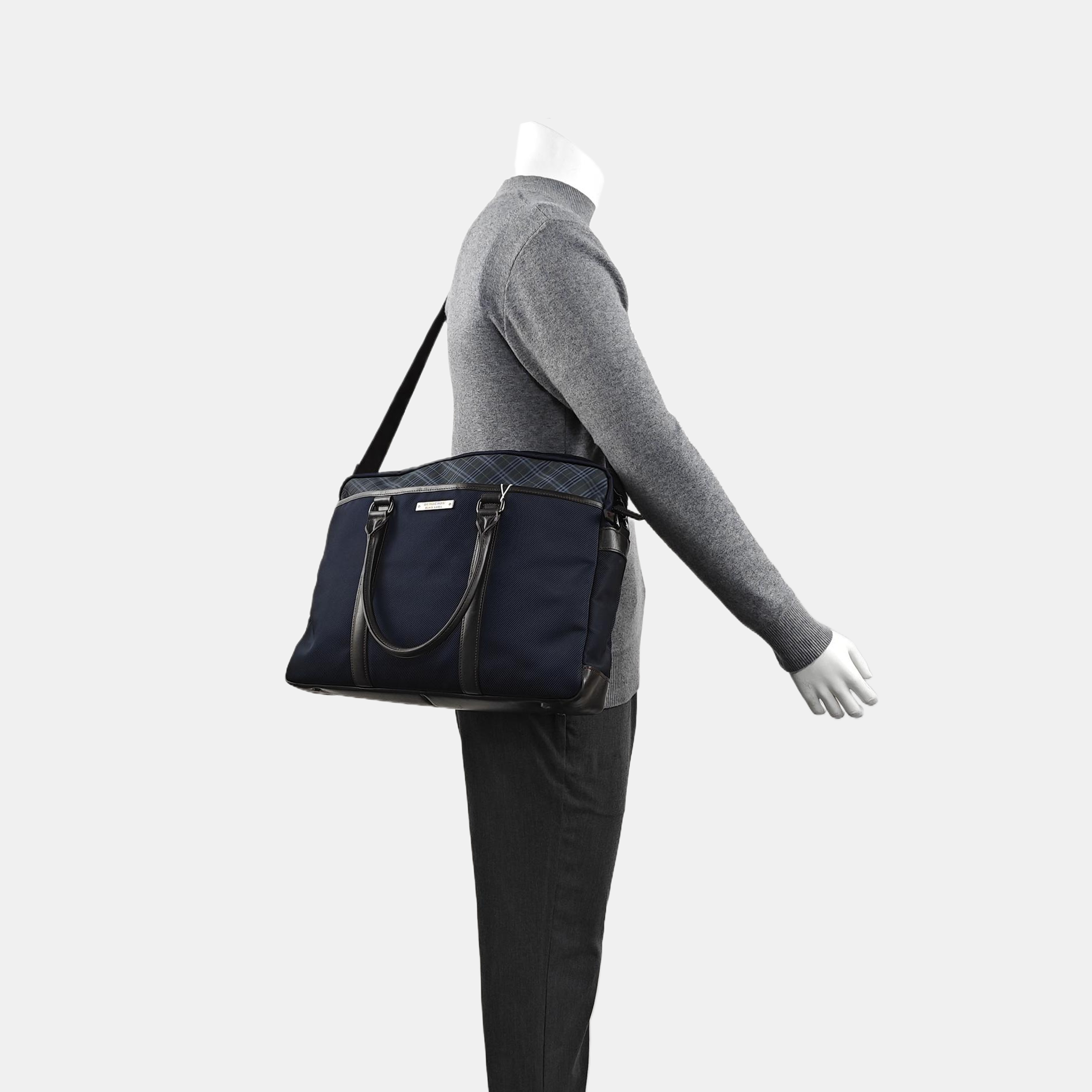 Nylon Shoulder Bag Blue