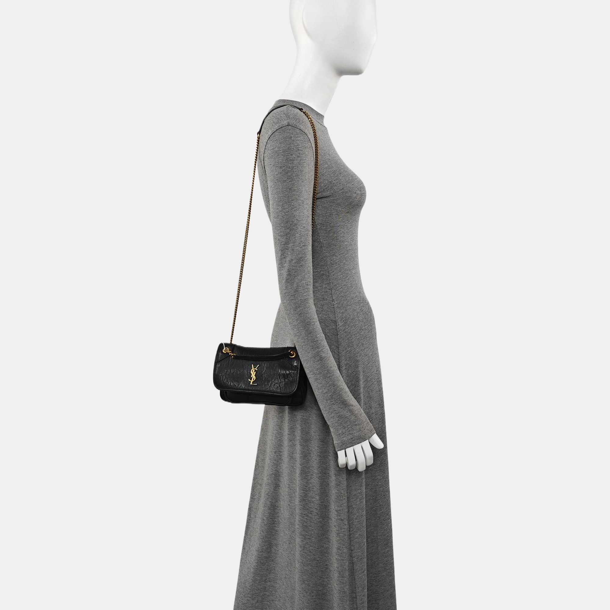 NIKI Mini Lambskin Black