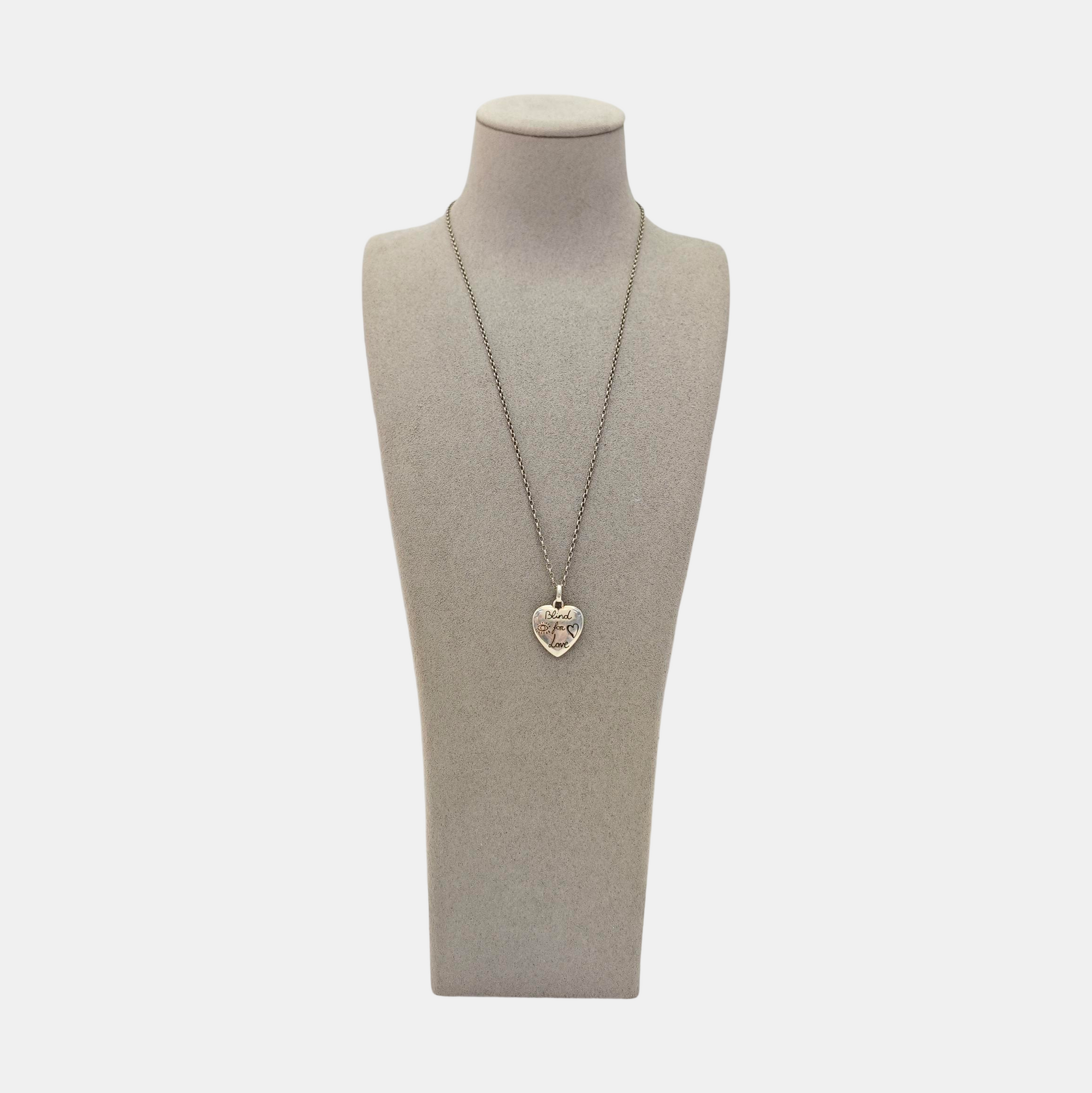 Blind For Love 925 Sterling Silver Necklace