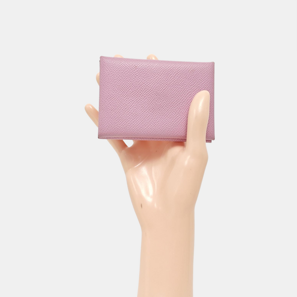 Calvi Epsom Purple Card Holder
