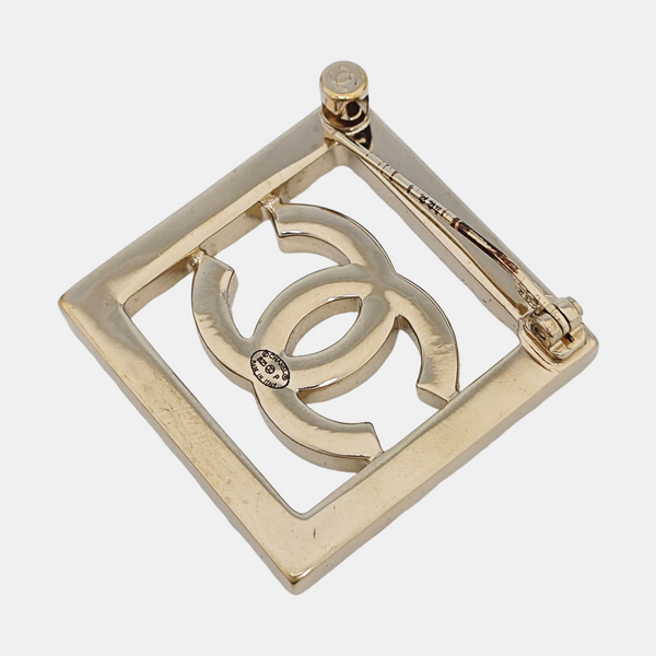 Metal Gold Brooch