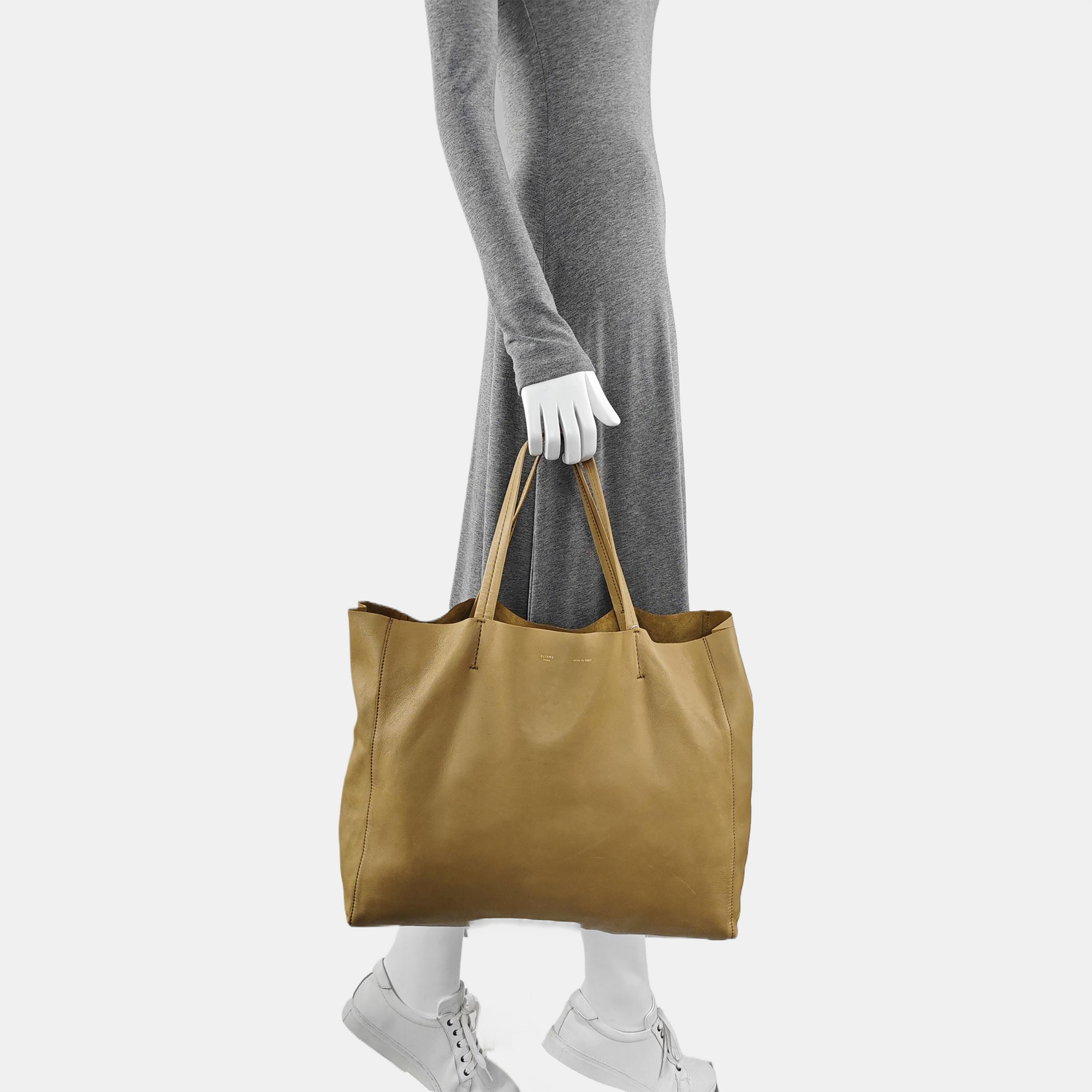 Calfskin Tote Bag Beige