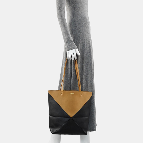Puzzle Fold Medium Calfskin Multicolor