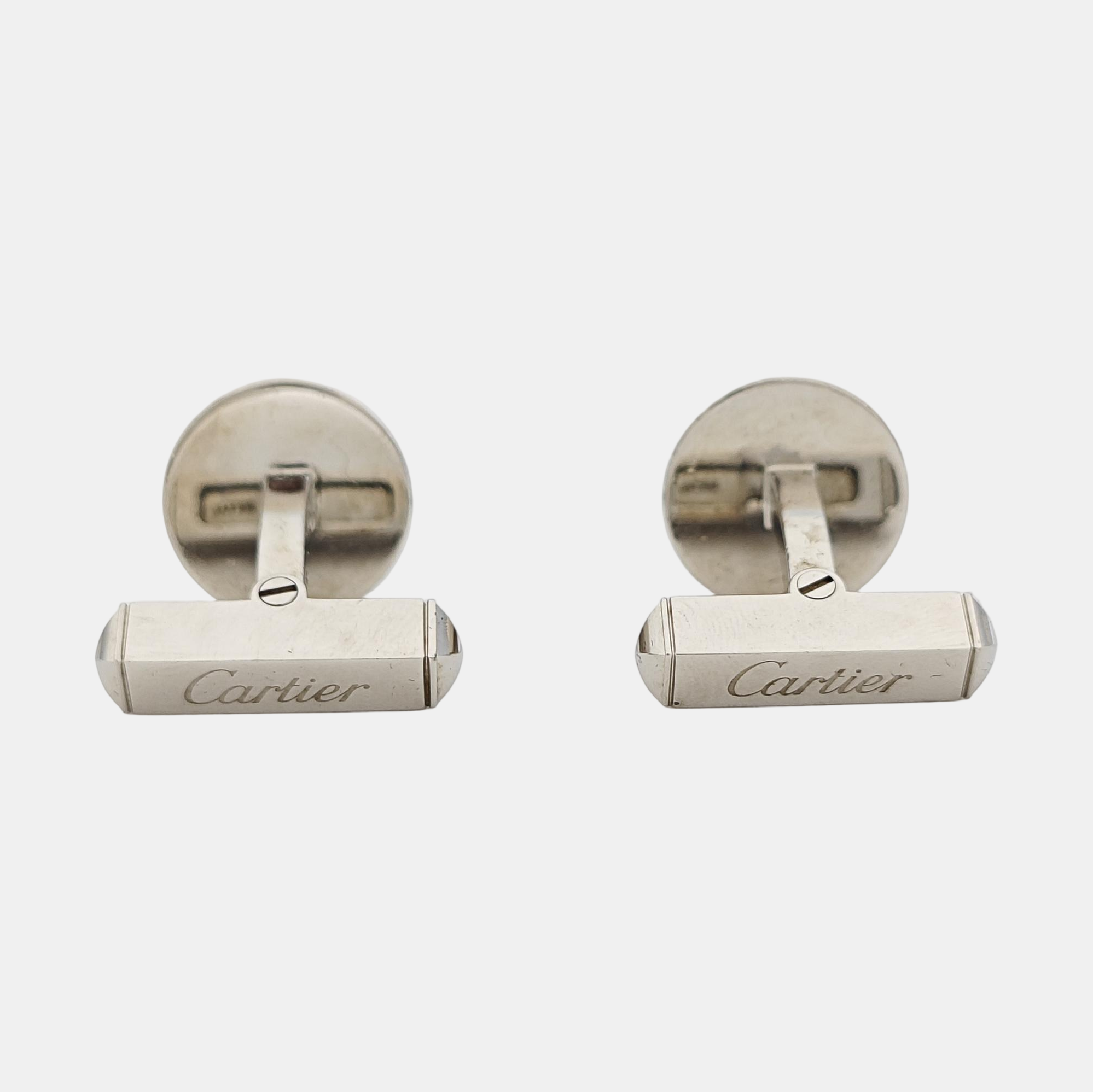 Metal Cufflink Silver