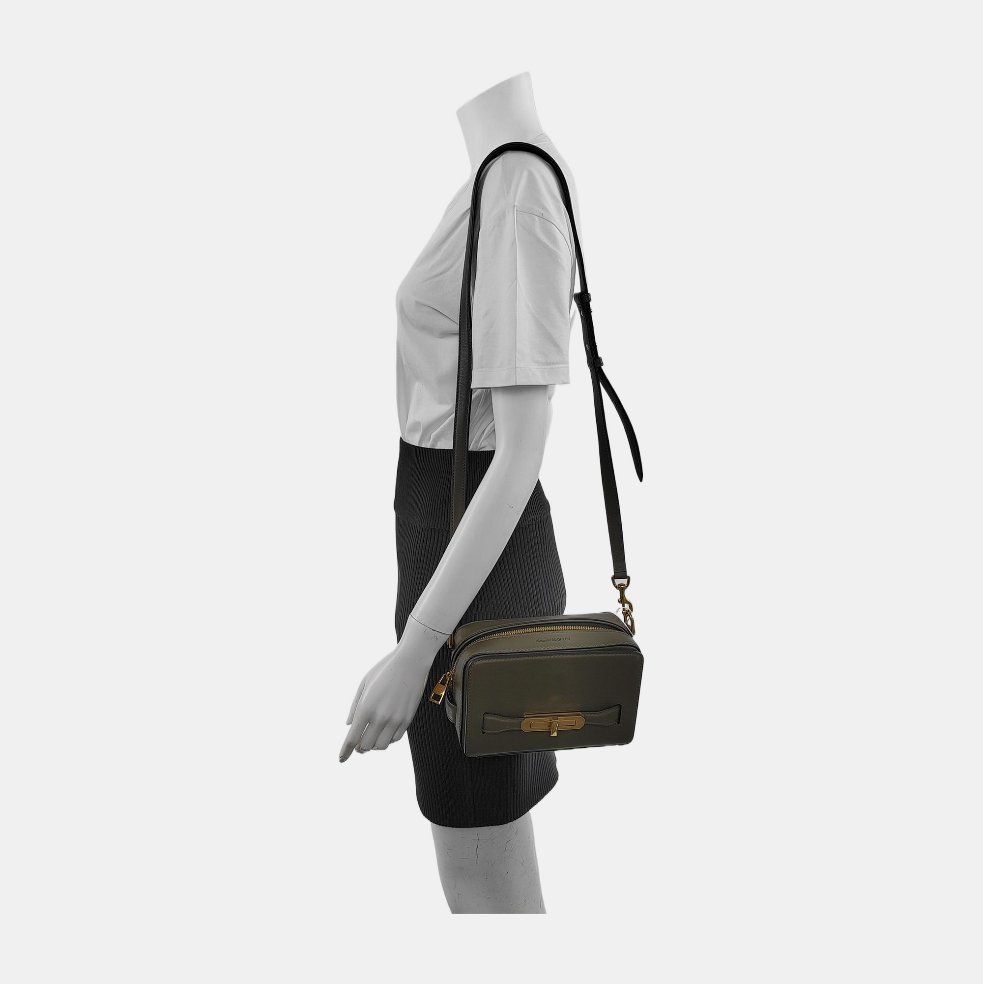 Calfskin Shoulder Bag Green
