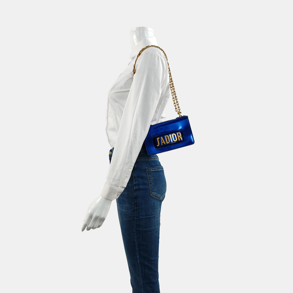 J'adior Patent Leather Blue