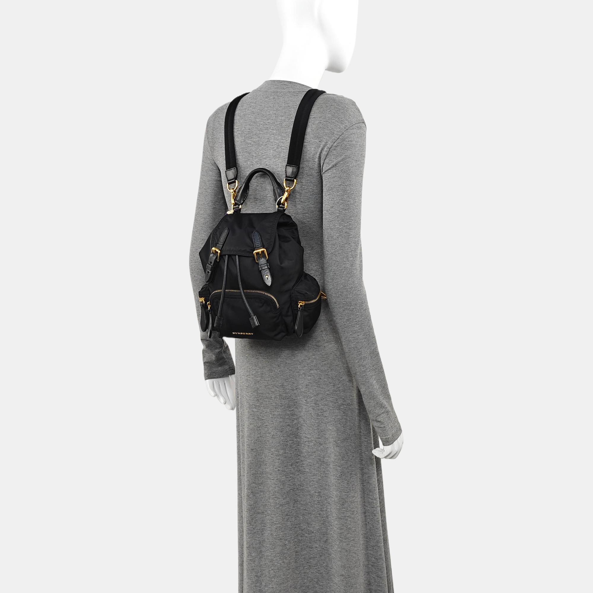 The Rucksack Nylon Black