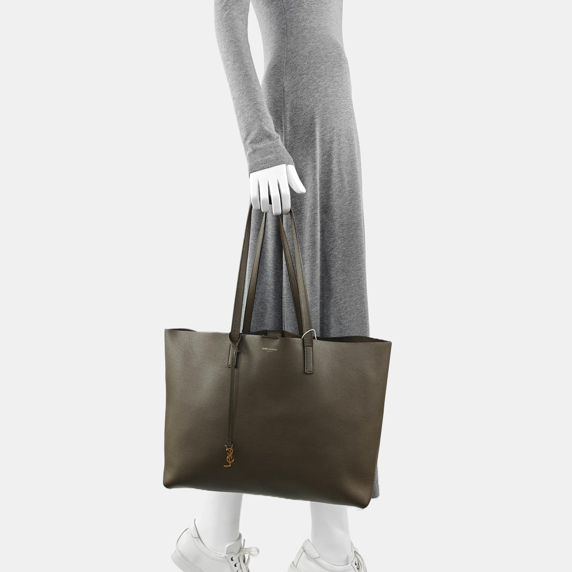 Calfskin Tote Bag Gray