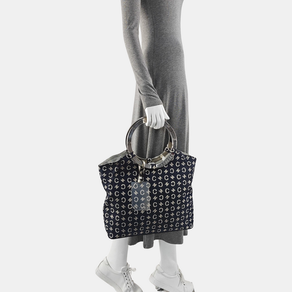 Fabric Tote Bag Blue
