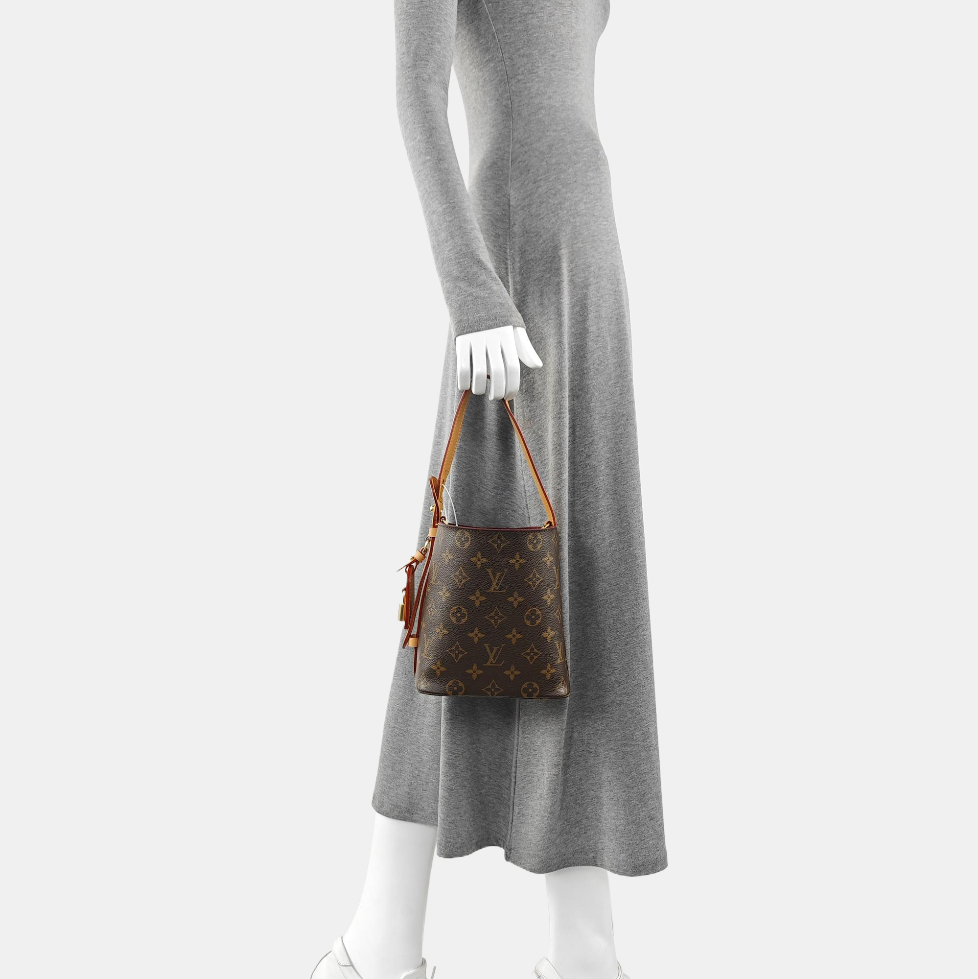 ALL IN Monogram Coated Canvas Brown