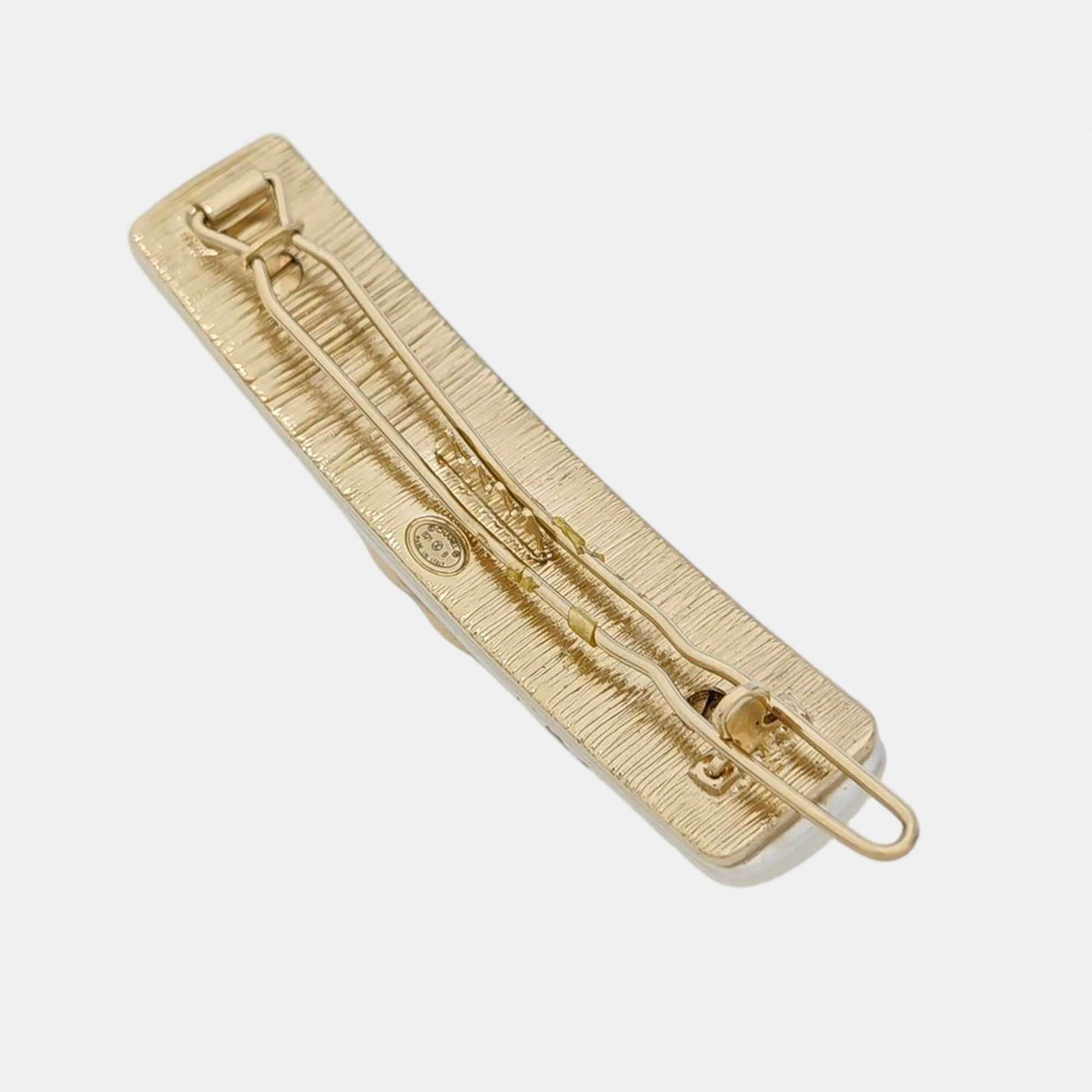 Metal Hair Clip White