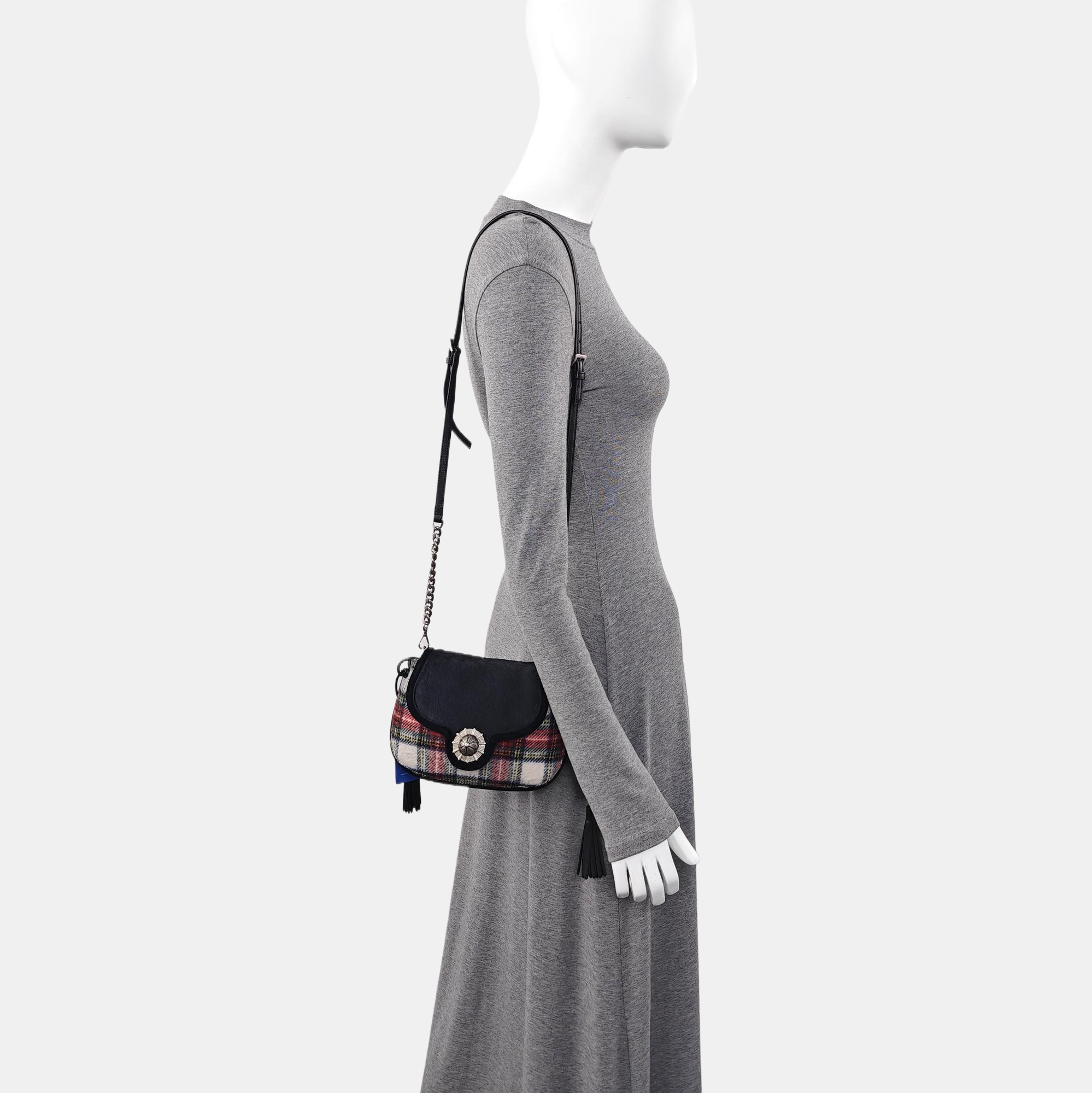 Fabric Crossbody Bag Multicolor
