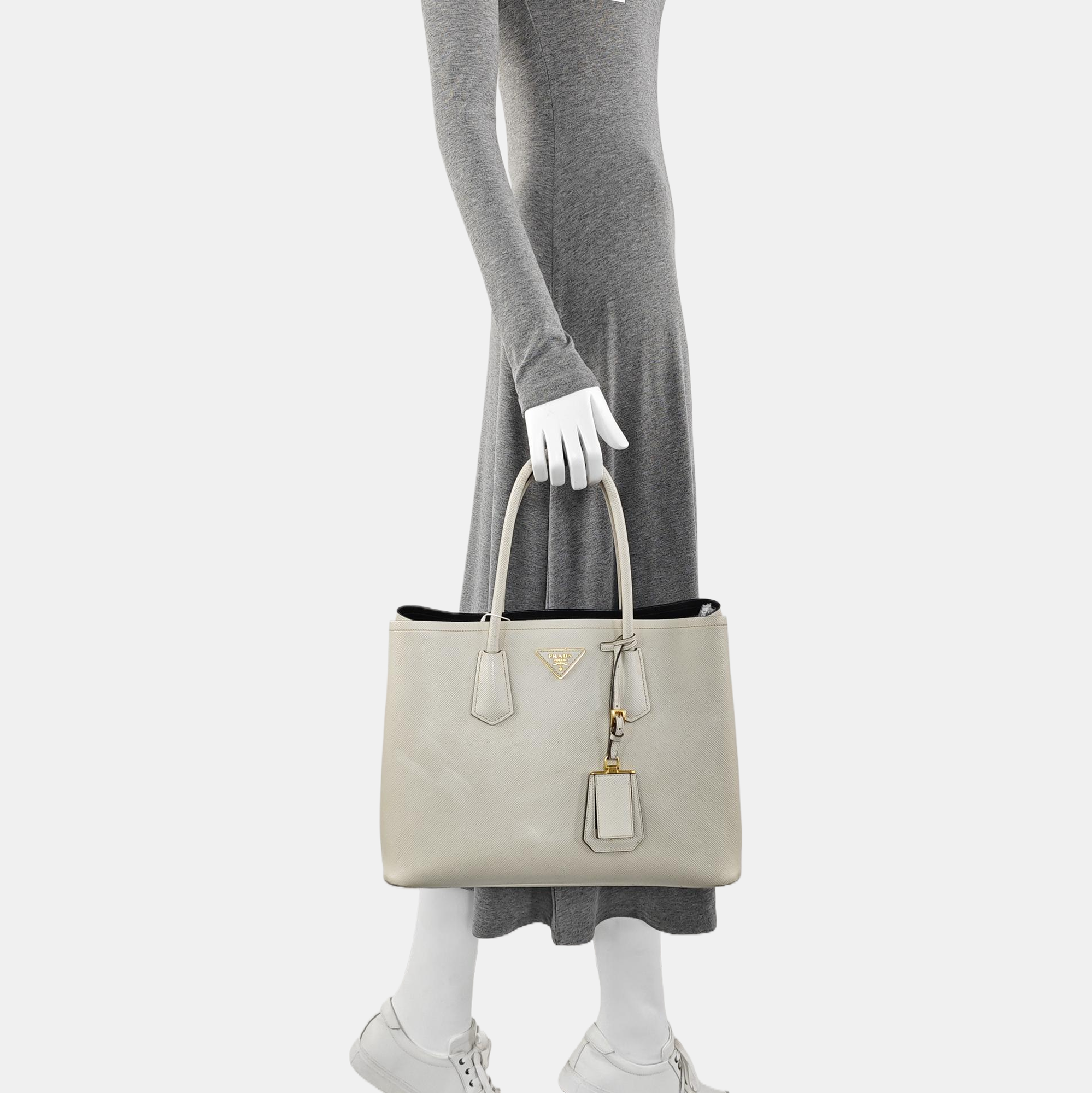 Double Calfskin White