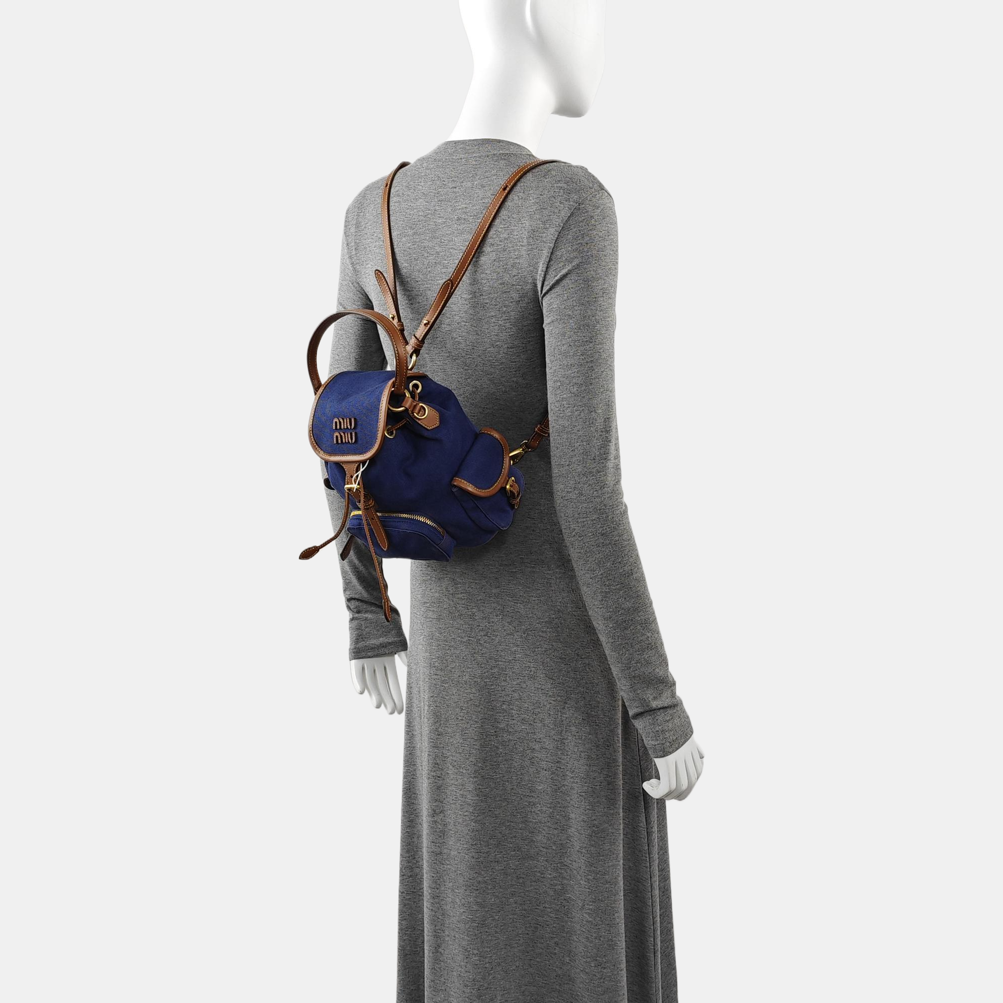 Canvas Backpack Blue