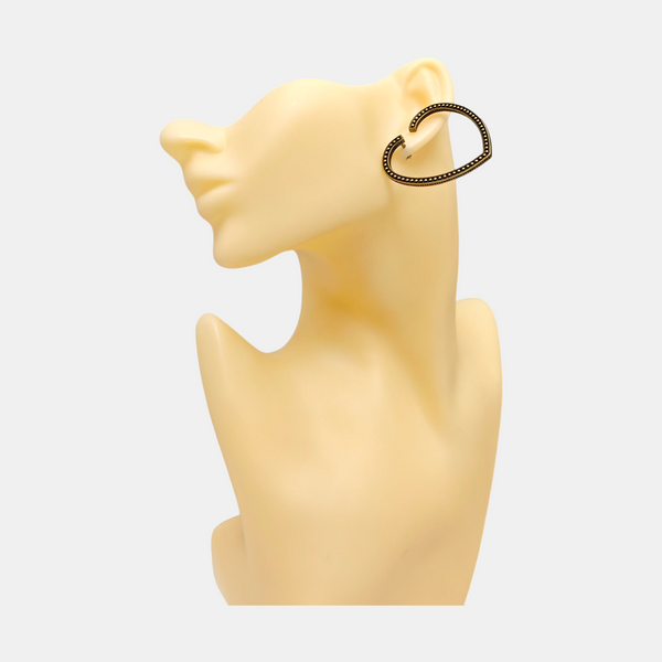 Metal Gold Stud Earrings