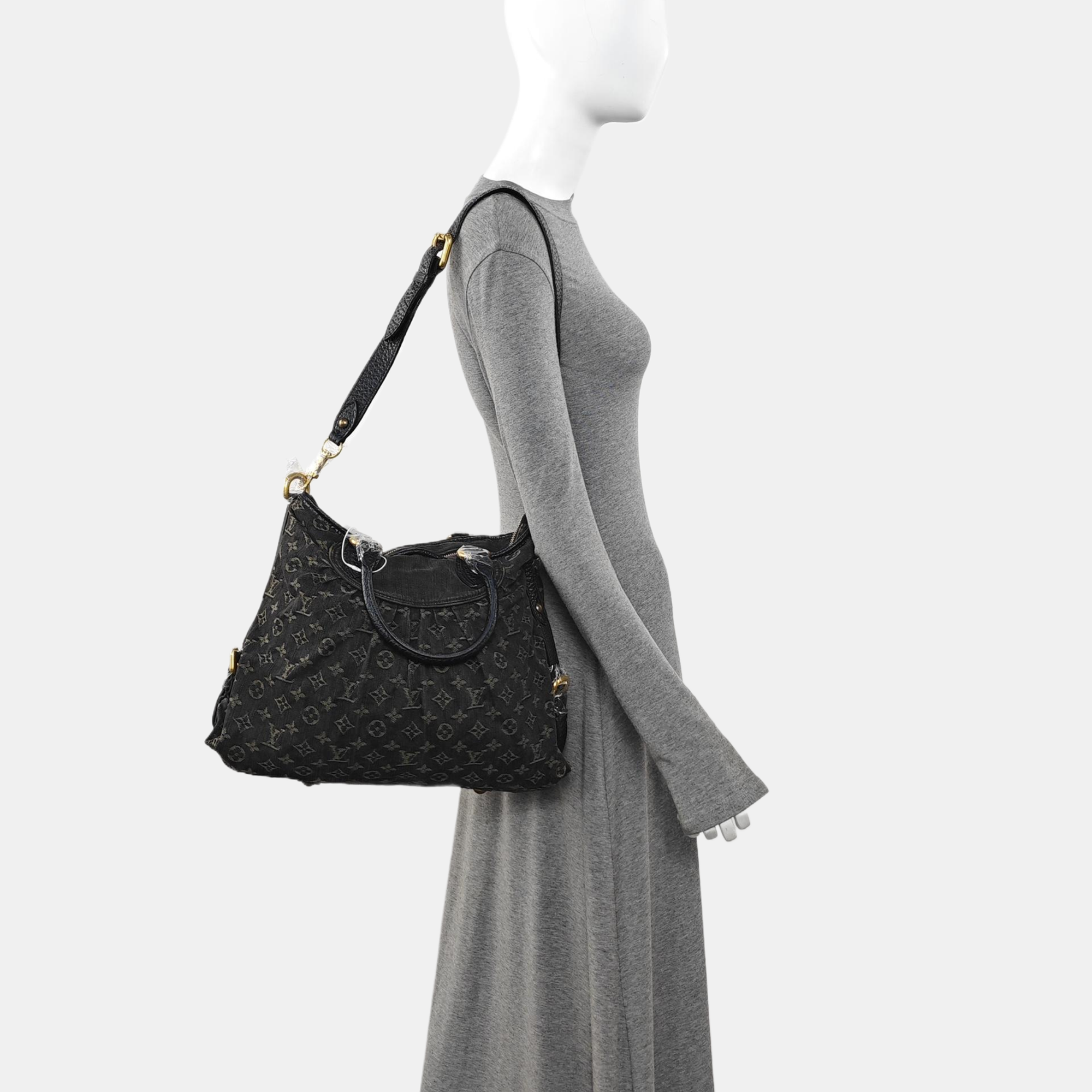 NEO CABBY Monogram Canvas Black