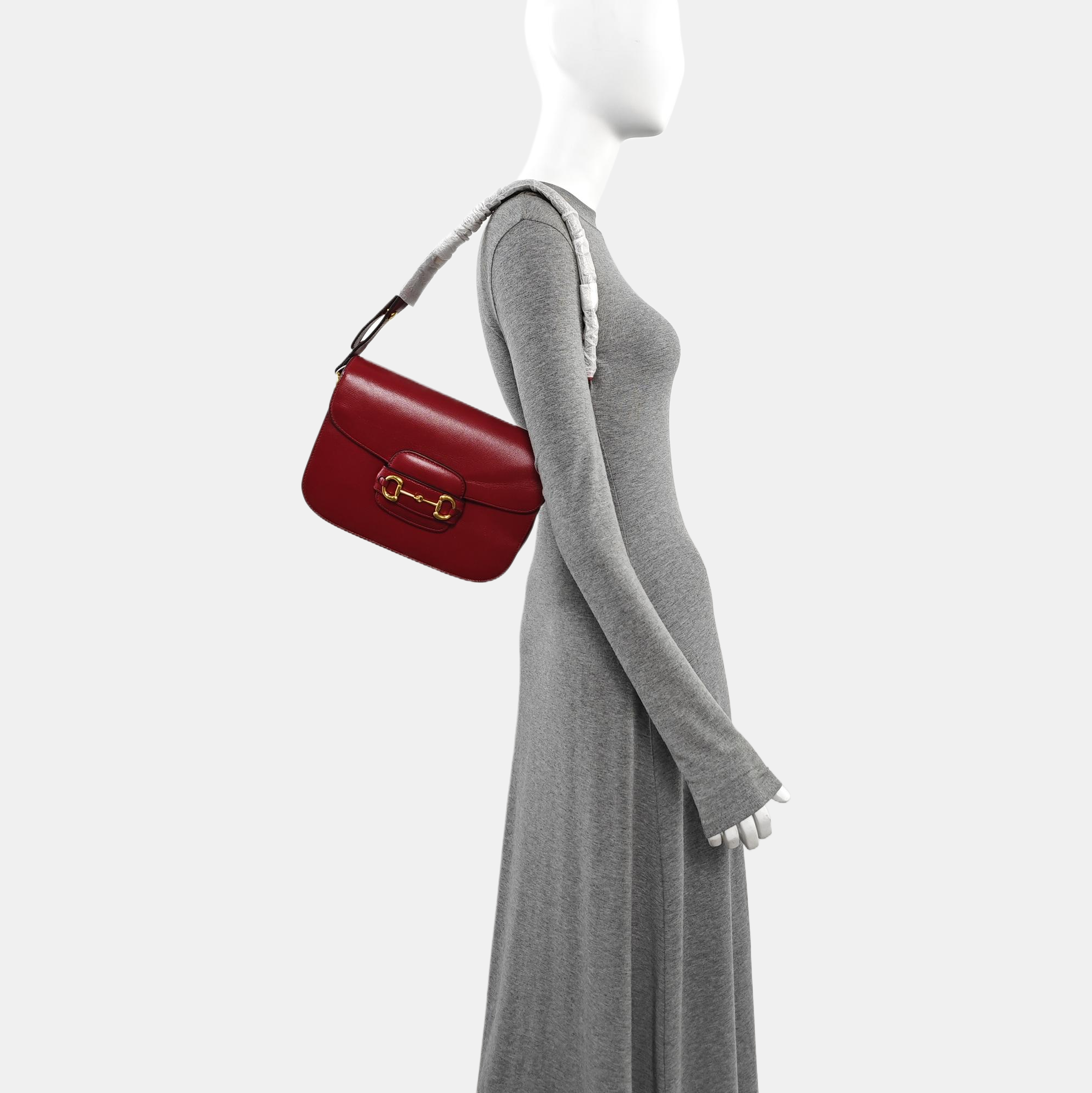 Horsebit 1955 Medium Calfskin Red