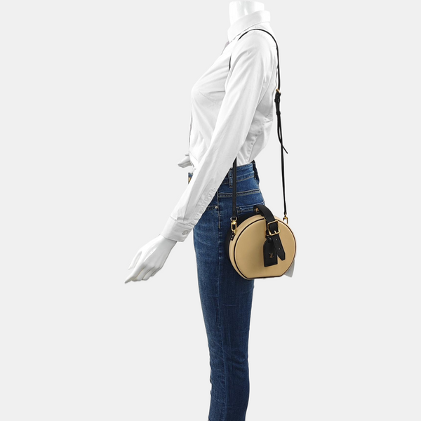 BOITE CHAPEAU PM Calfskin Beige