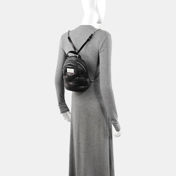 Leather Backpack Black