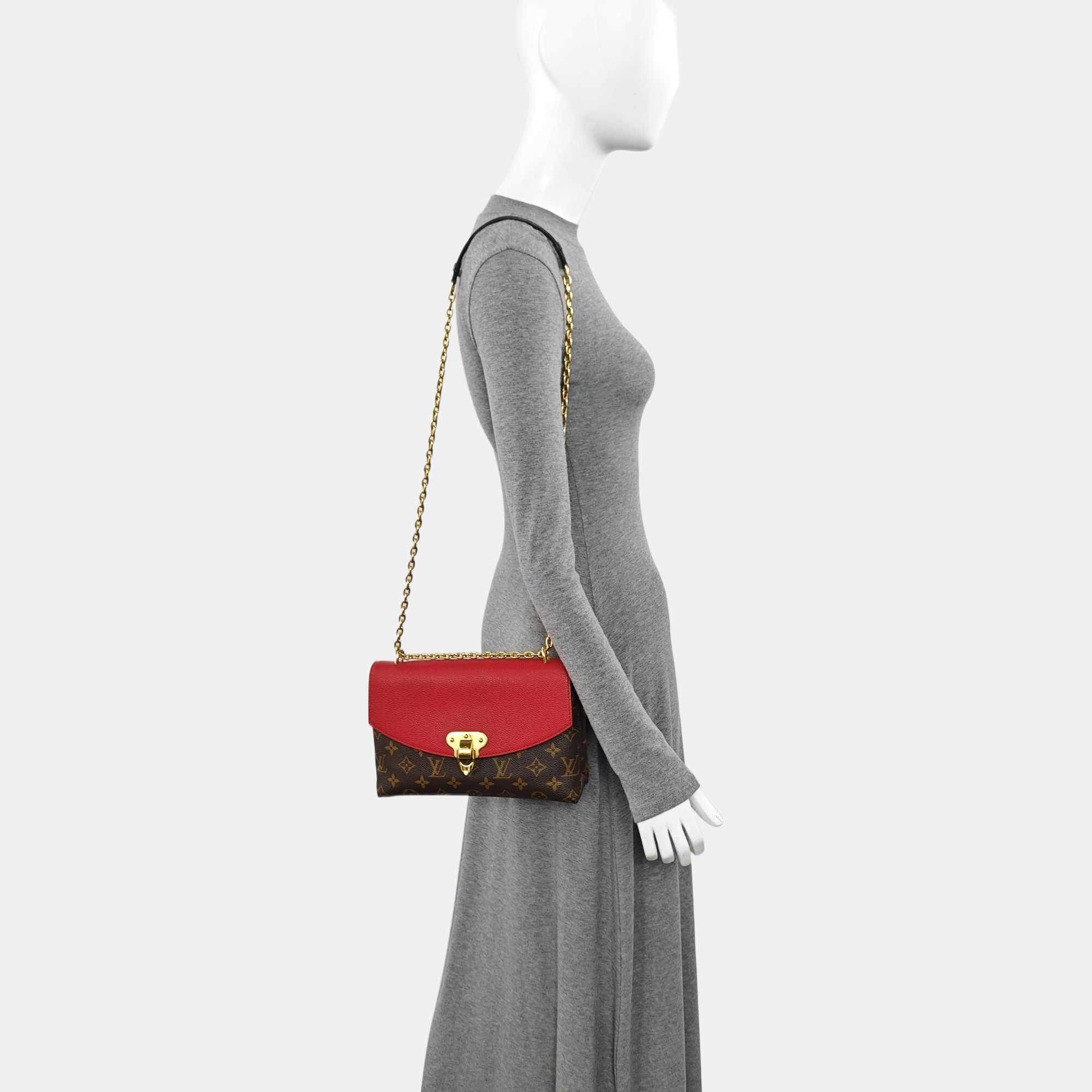 SAINT PLACIDE Monogram Coated Canvas Brown