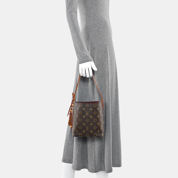 ALL IN Monogram Coated Canvas Brown