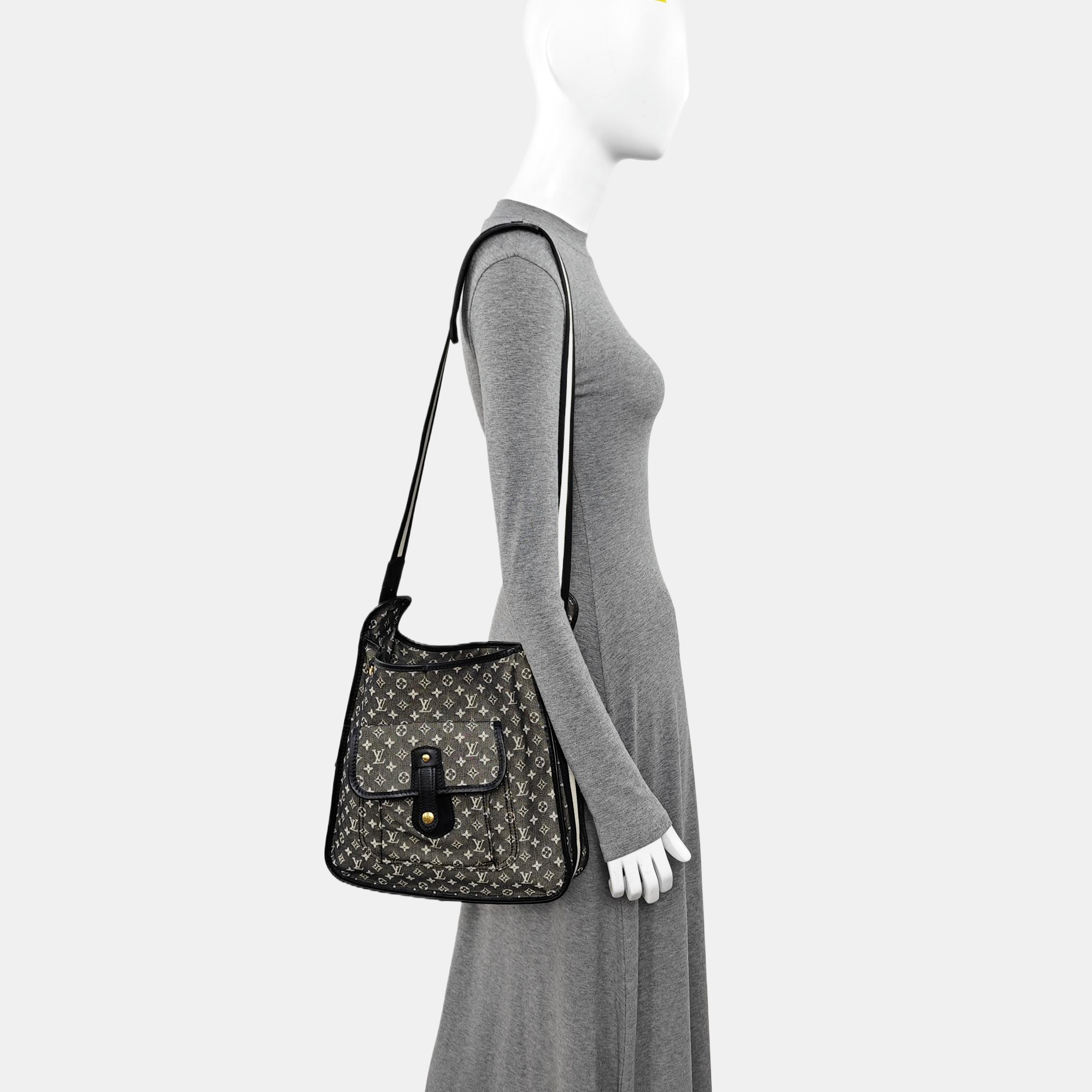 MARY KATE Monogram Canvas Gray