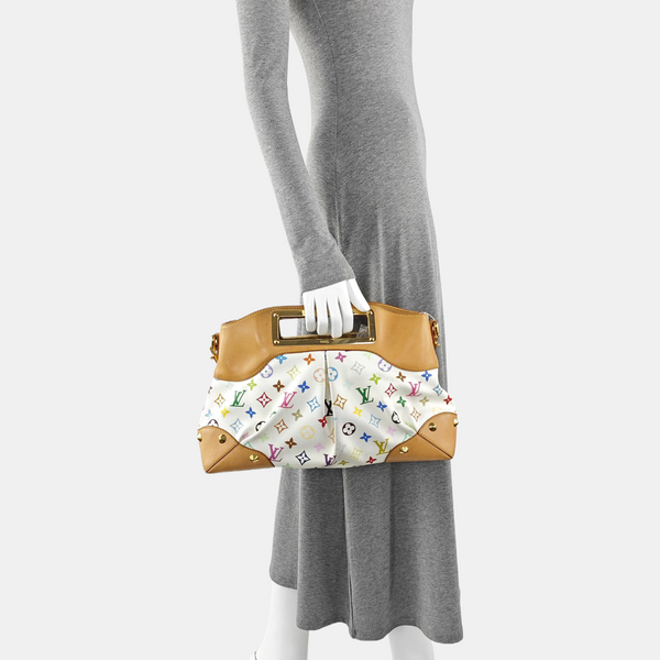 LV × TM JUDY MM Monogram Coated Canvas White
