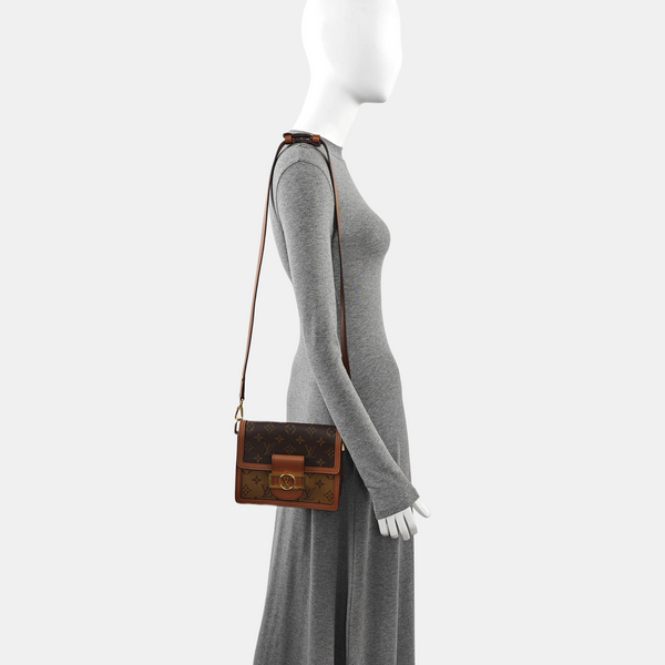 DAUPHINE Mini Coated Canvas Brown