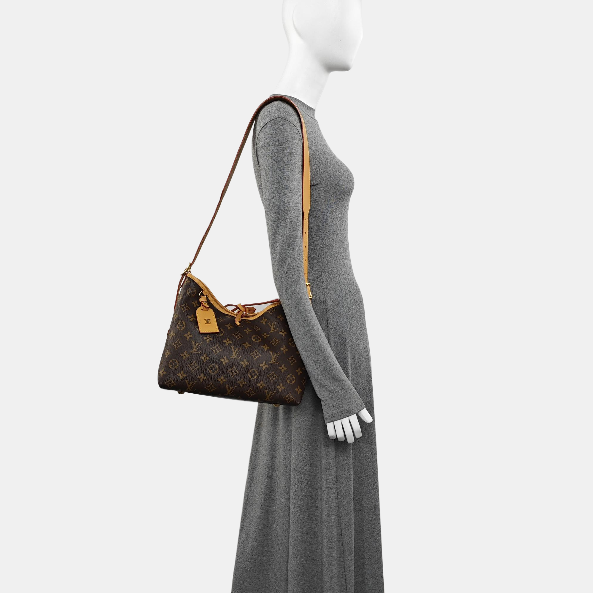 CARRYALL PM Monogram Coated Canvas Brown