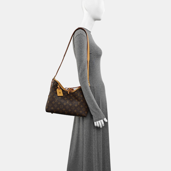CARRYALL PM Monogram Coated Canvas Brown