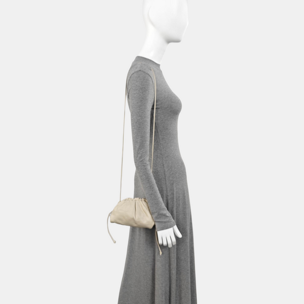 The Pouch Mini Calfskin Beige