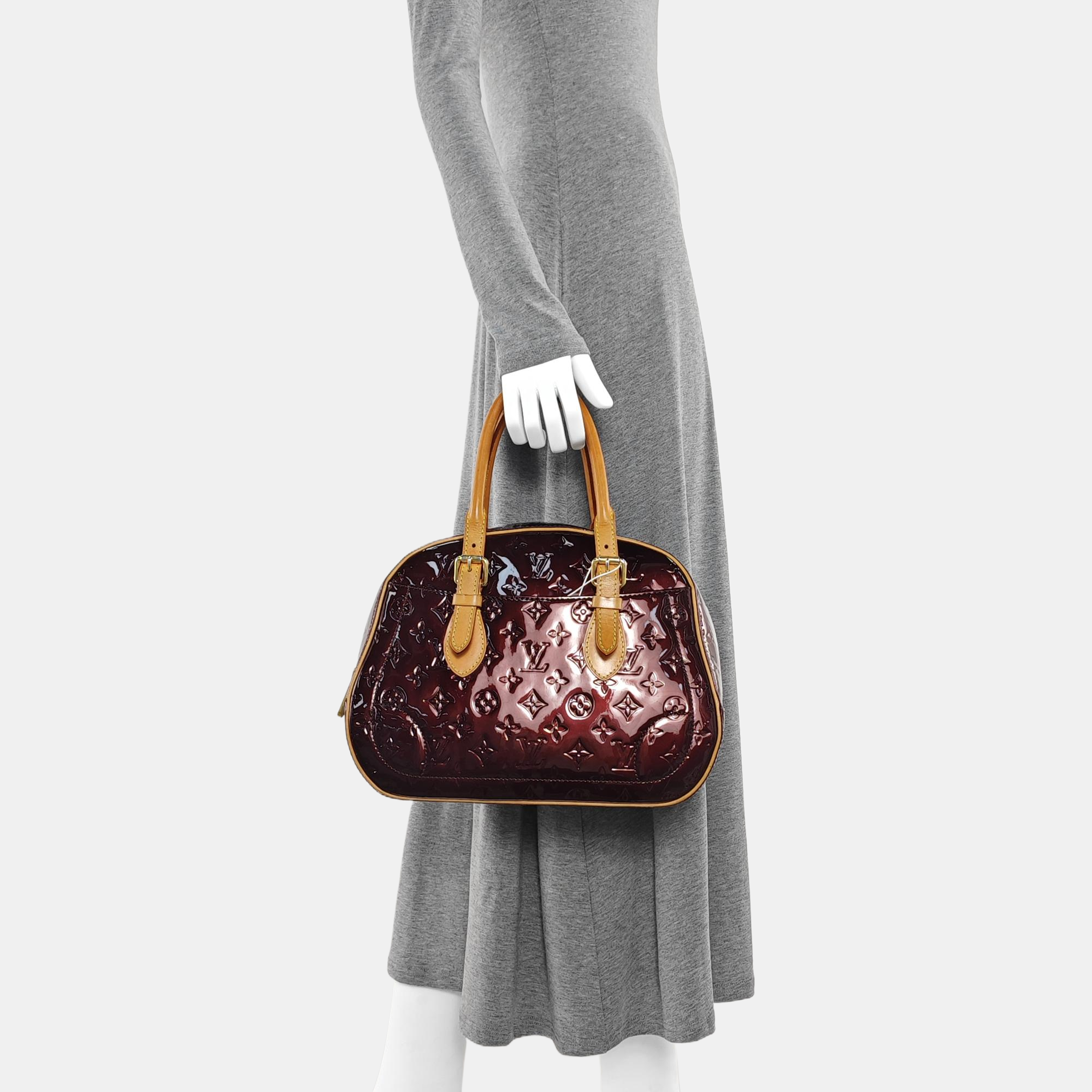SUMMIT DRIVE Monogram Patent Leather Red