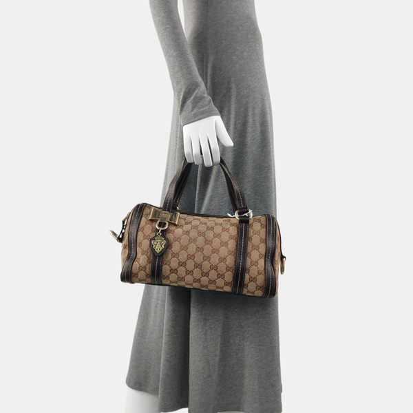 Hysteria Monogram Coated Canvas Brown