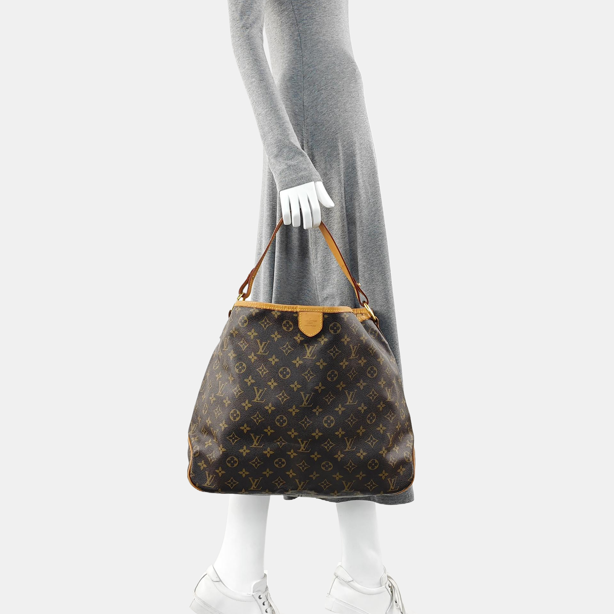 DELIGHTFUL Monogram Coated Canvas Brown