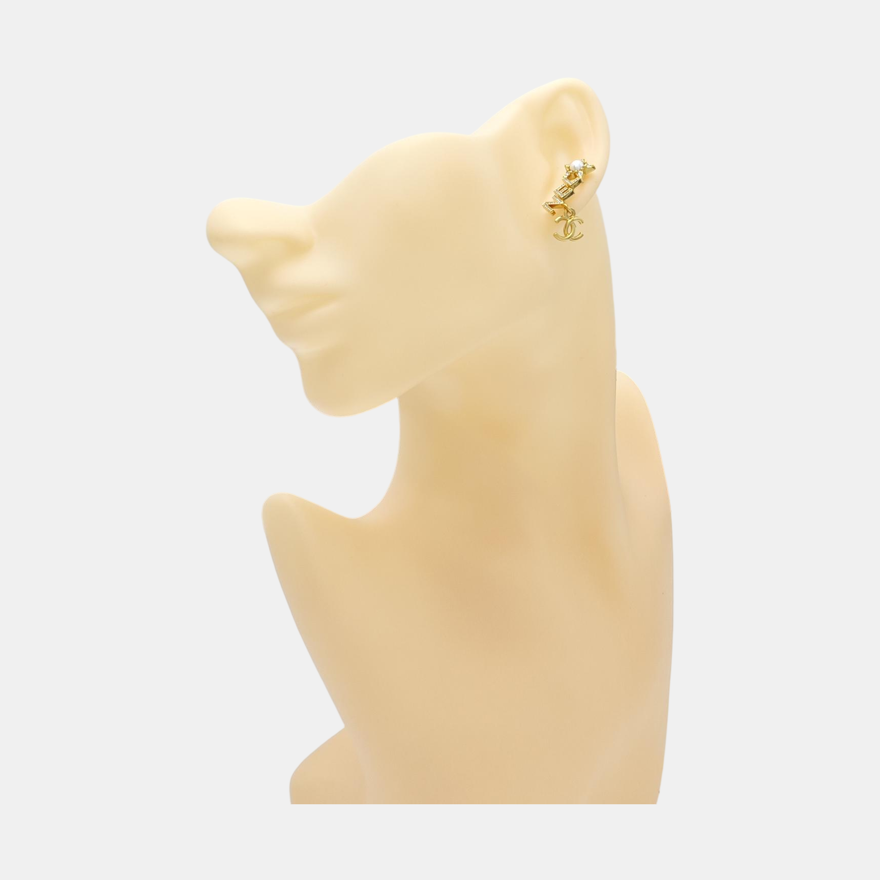 Metal Gold Stud Earrings
