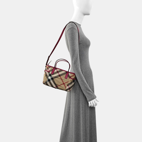 Canvas Shoulder Bag Beige