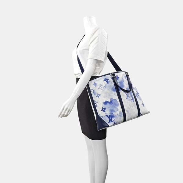 WEEK-END GM Monogram Coated Canvas Blue