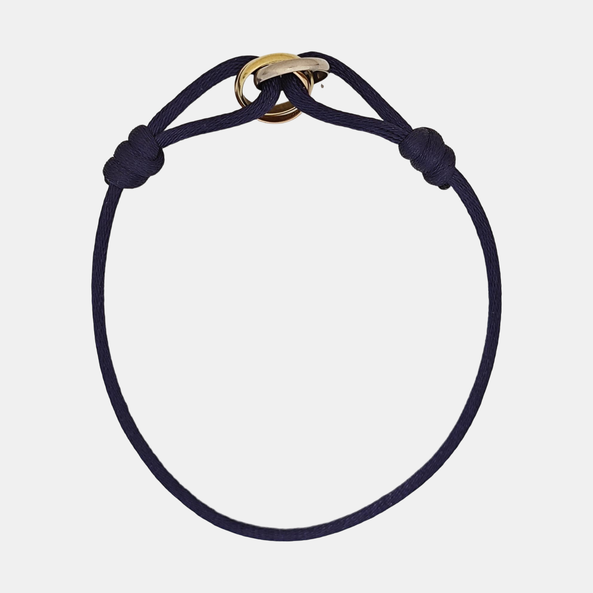 TRINITY Fabric Blue Bracelet