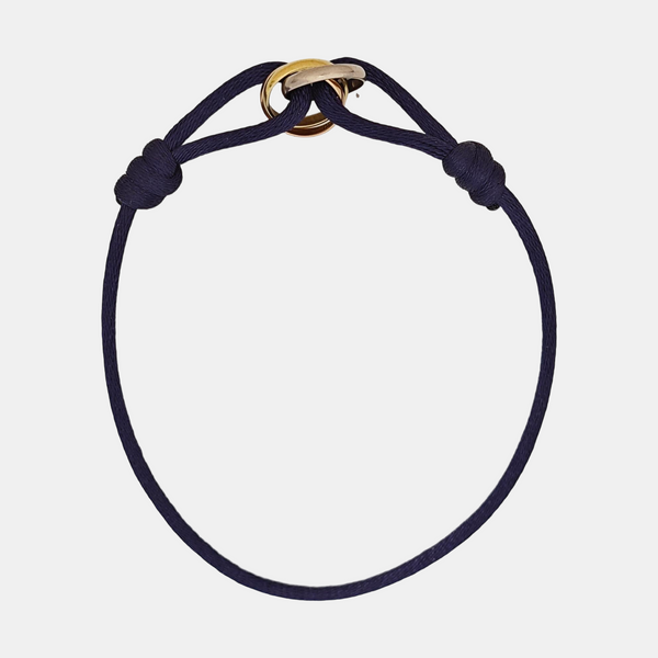 TRINITY Fabric Blue Bracelet