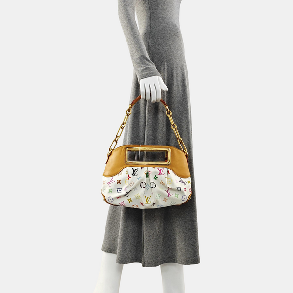 LV × TM JUDY PM Monogram Coated Canvas White