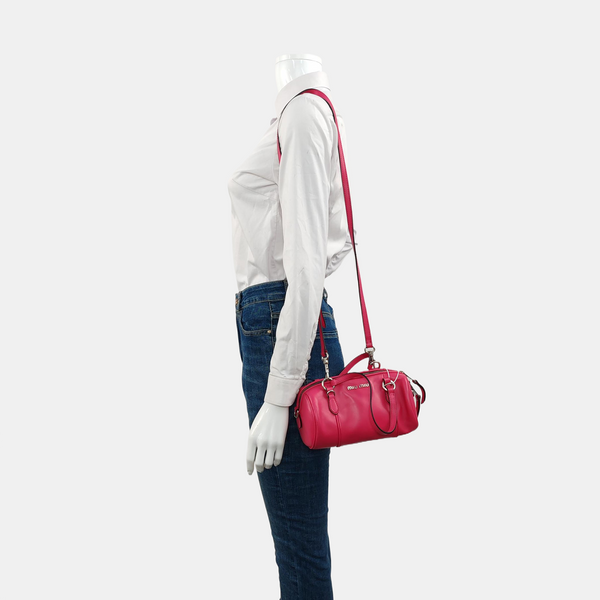 Calfskin Shoulder Bag Red