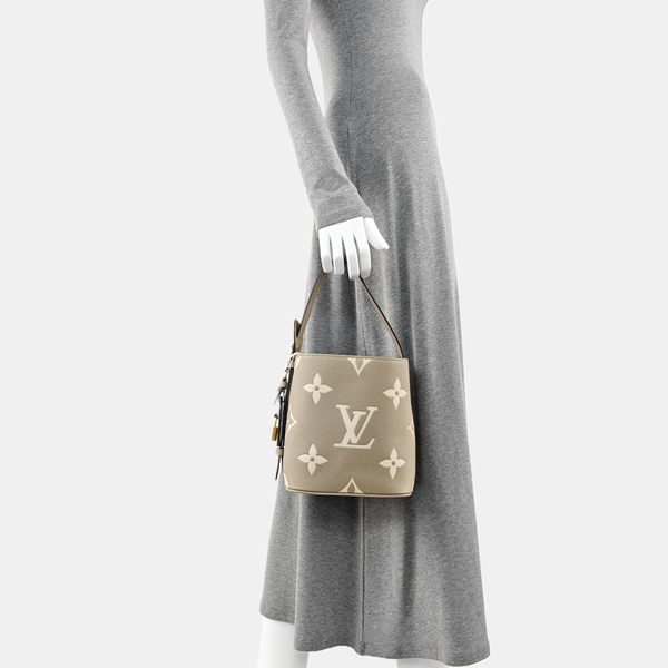 ALL IN BB Monogram Calfskin Gray