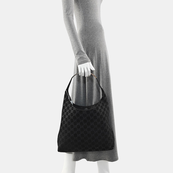 Suede Shoulder Bag Black