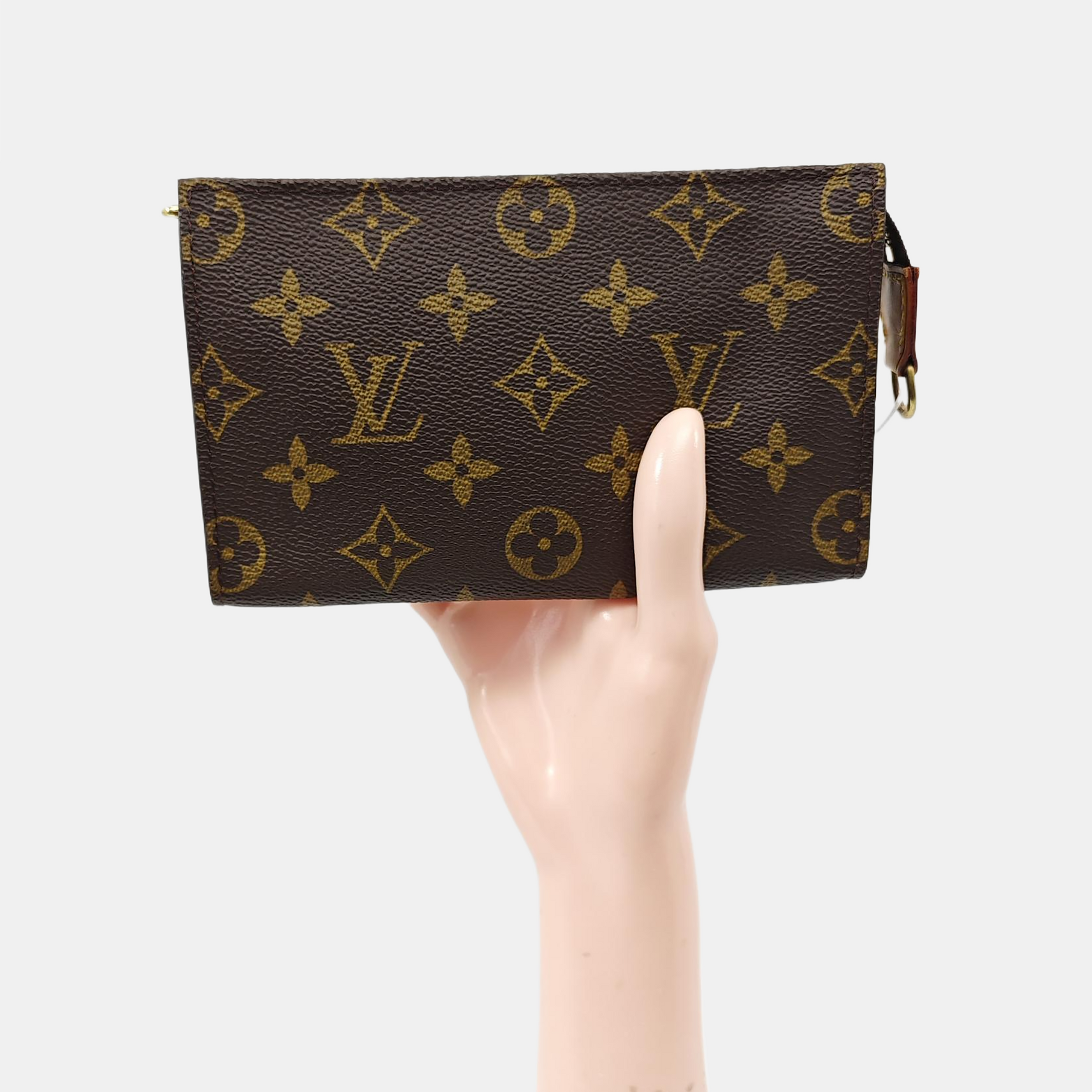 BUCKET Monogram Coated Canvas Brown