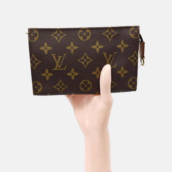 BUCKET Monogram Coated Canvas Brown