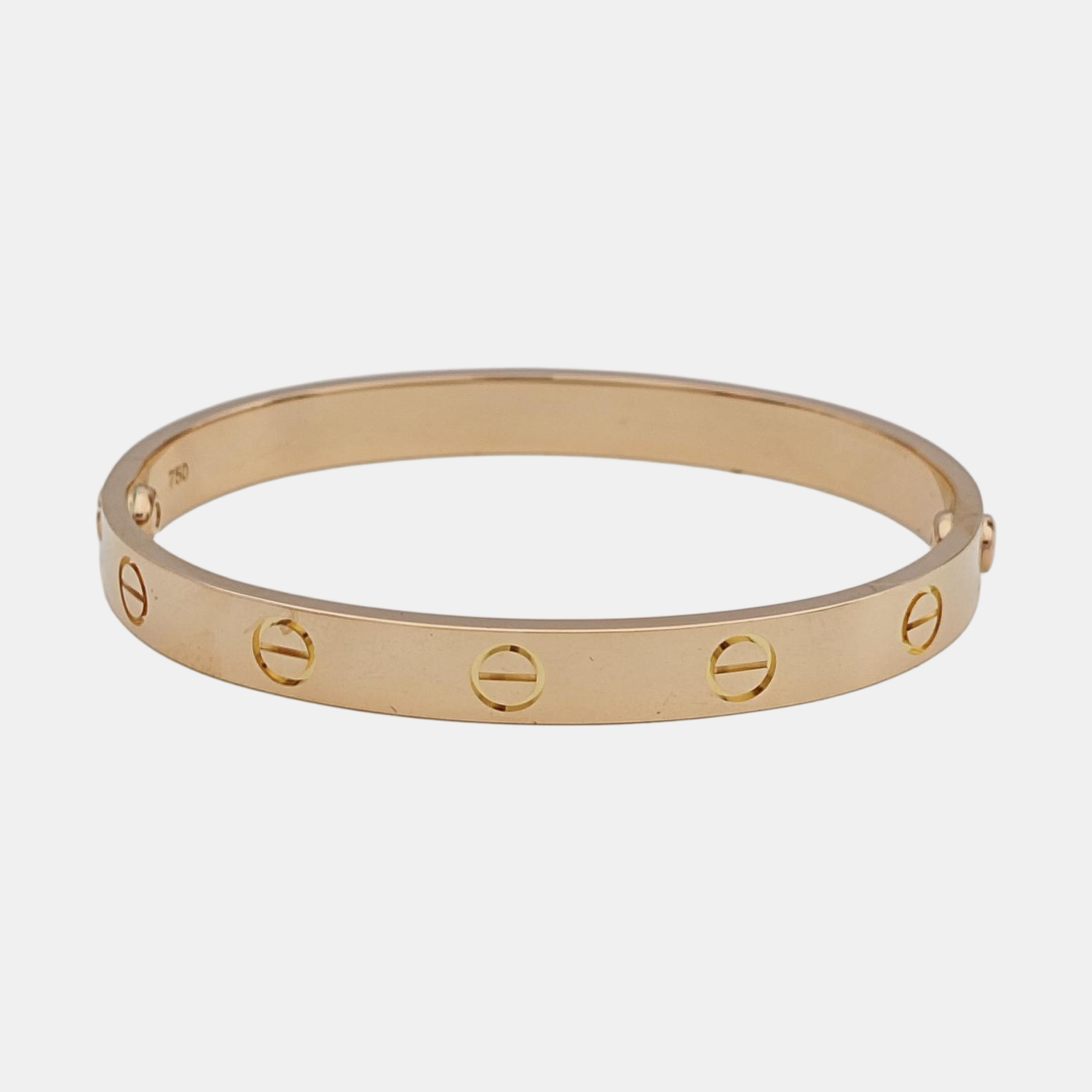 LOVE 18k Rose Gold Bangle